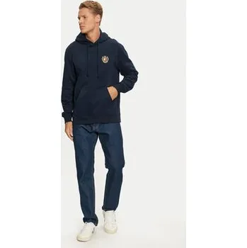 Pánská mikina Tommy Jeans Mikina Flag DM0DM19762 Tmavomodrá Regular Fit M