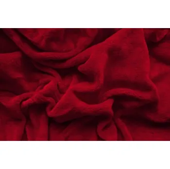 Prostěradlo PROSTĚRADLO MIKROPLYŠ 180x200cm - BORDÓ