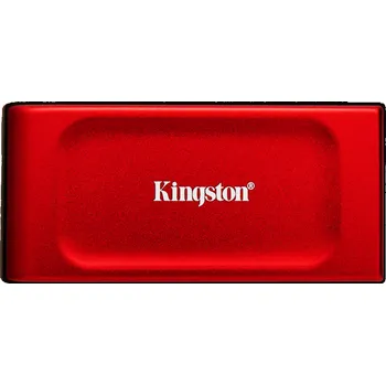 Počítač Kingston Flash SSD 2TB XS1000 External USB-C 3.2 Gen 2x2 Portable Solid State Drive RED