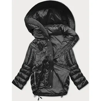 Dámská bunda Volná černá dámská netopýří bunda (750ART) odstíny černé uni velikost