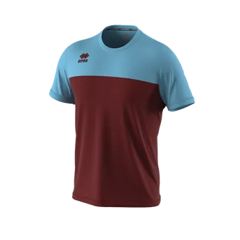 Pánské tričko ERREA´ ERREA BRANDON Dresové triko BARVA: vínová - světle modrá, Velikost: S Výprodej – pohodlné sportovní triko pro trénink i volný čas