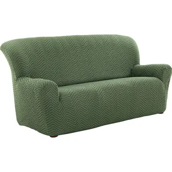 Napínací potah Blancheporte Žakárový potah na křeslo a pohovku zelená křeslo