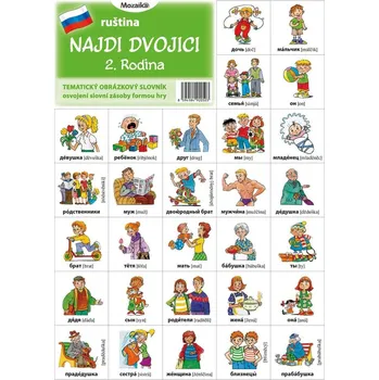 Cizí jazyk Najdi dvojici - Ruština - 2. Rodina