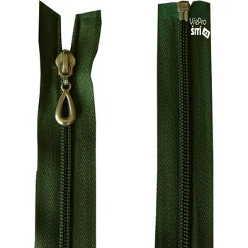Zip zip spirála/nikl khaki/268 5268XX - Khaki, 40cm