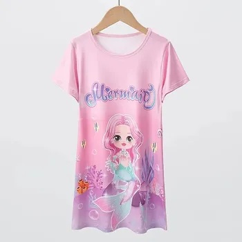 Dívčí noční košilka Mermaid (mořská panna) Barva: Růžová, Velikost: 120