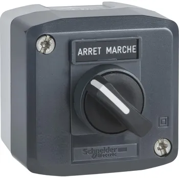 Stykač Schneider Electric XALD132 Ovládací skříňka jednotlačítková s otočným ovládačem, 1 Z