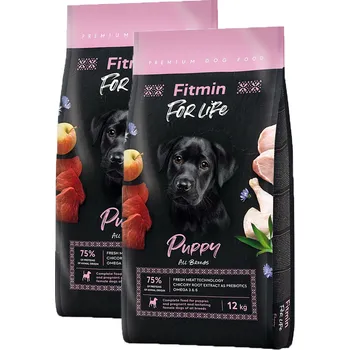 Krmivo pro psa Fitmin For Life Puppy 2 x 12 kg