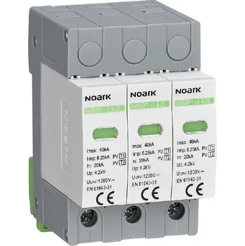 Jistič Noark 111759 Ex9UEP1+2 6.25 3P 1000 EU DC svodič pře