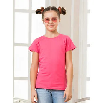 Dívčí tričko Dívčí tričko Base - růžová 140