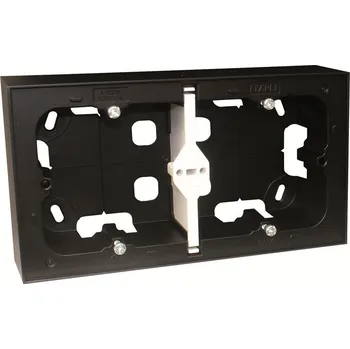 Elektroinstalační krabice ELKO EP 10994 APM Krabice pro montáž na povrch dvojitá - černá