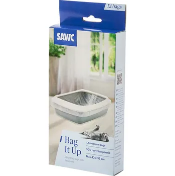 3x12ks Savic Bag it Up Litter Tray Bags - Medium