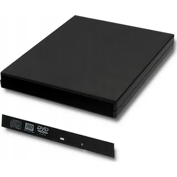 Příslušenství pro datový nosič Pouzdro / Adaptér pro optickou mechaniku Qoltec CD/DVD SATA USB
