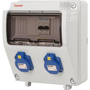 Rozvaděč Famatel v110-6kA - ZSF20000000.0 /3957 Zás.skříň IP54 jištěná bez chrániče