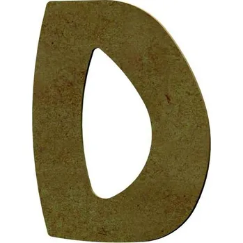 Výtvarná sada Dřevěné písmeno k dekoraci Aladine/Gomille - výška 15 cm - D