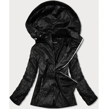 Černá dámská prošívaná bunda (RQW-7009) odstíny černé 48