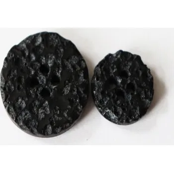 Knoflík Knoflík černý 978/34 - Černá, 15mm