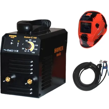 Svářečka ALFA IN HOMER E 160 + kabely 16/3m + kukla, záruka 3 roky