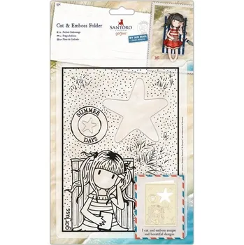 Výtvarná sada Santoro Gorjuss Vyřezávací a embosovací kapsa - letní den 15 x 21 cm