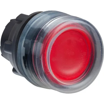 Stykač Schneider Electric ZB5AW543 Ovládací hlavice stiskací prosvětlená, lícující s krytkou - rudá