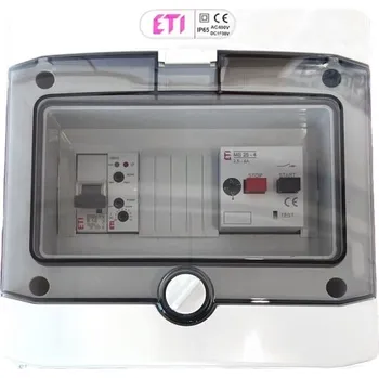 Relé Vybavený rozvaděč pro kontrolu hladiny 0,75kW IP65 ETI HRH-ECH-MS2-CEC 004483600