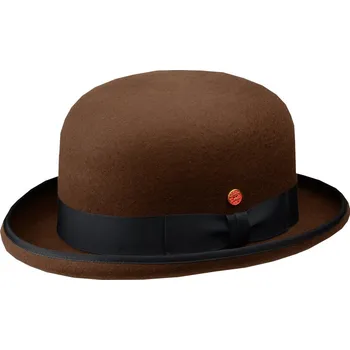 Klobouk Hnědá pánská buřinka - klobouk buřinka Mayser Connor - limitovaná kolekce Velikost: 59 cm (L)