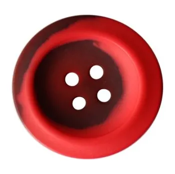 Knoflík knoflik červený/vínový 332809 - Červená/vínová, 20 mm