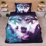 TP 3D povlečení 140x200 + 70x90 - Blue Wolf 200252458