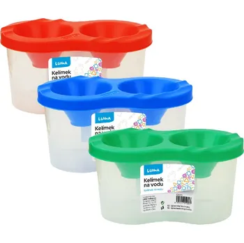 Umělecký štětec Kelímek na vodu dvojitý mix