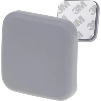 KIK Tlumič nárazů na zeď samolepící šedý čtvercový