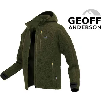 Rybářské oblečení Geoff Anderson Bunda s kapucí Teddy Green Velikost: XXL