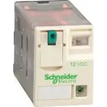 Schneider Electric RXM3AB2JD Miniaturní 3P, 10 A, 12 V DC s LED (obj.množství 10 ks)