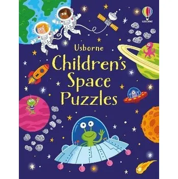 Cizojazyčná kniha Children's Space Puzzles