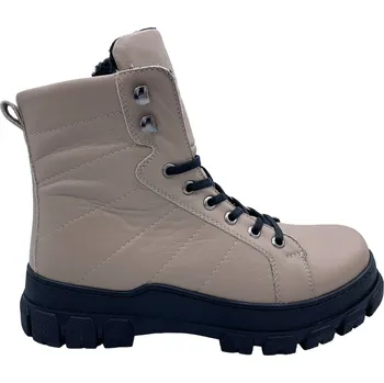 Dámská zimní obuv Dámská kožená zimní obuv Looke L0950 Maryvonne béžová Velikost: 38 (EU)