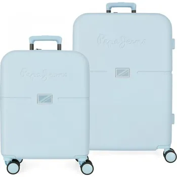 Cestovní taška Sada luxusních ABS cestovních kufrů 70cm/55cm PEPE JEANS ACCENT Azul, 7699534