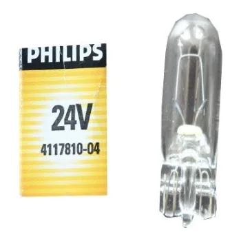 Žárovka Philips 24V 4117810-04 - Čirá, 9,5x25