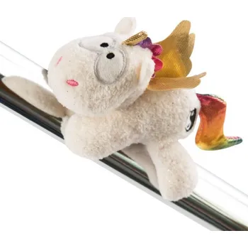 Dekorativní magnet NICI magnetka plyšová Jednorožec Yang 12 cm