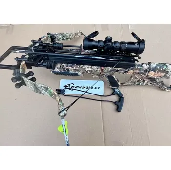 Kuše Excalibur Suppressor 390 SMU, reflexní kuše set s optikou Tact 100