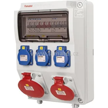 Rozvaděč Famatel v505 - ZSF30101000.0 /3958 Zás.skříň IP44 jištěná bez chrániče