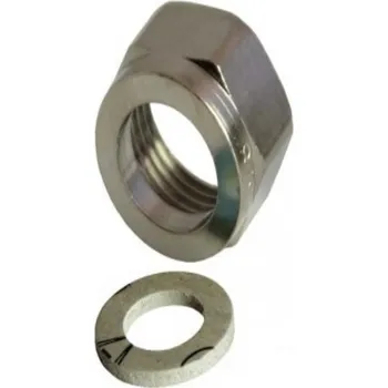 Instalatérský materiál Převlečná nerez matice DN25 vč. kroužku a těsnění