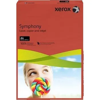 Papír pro tiskárny Xerografický papír barevný XEROX Symphony A4, 80g, 500ls - tmavě červená