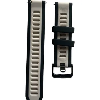 Příslušenství k chytrým hodinkám Dvoubarevný Pásek Na Hodinky Garmin Možnosti: Černo-Béžová