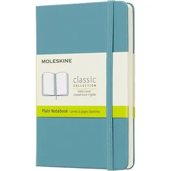 Zápisník Moleskine - tvrdé desky, S, čistý - tyrkysový