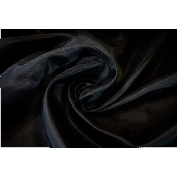 Metráž - PODŠÍVKA/PODŠÍVKOVINA acetát - ČERNÁ 100 BLACK - Černá, 140 cm