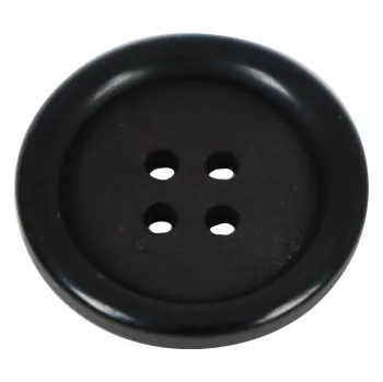 Knoflík Knoflík pánský oblek černý 830088 od německého dovozce DILL - Černá, 20mm