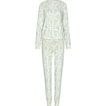 Pánské pyžamo Dámské pyžamo 88232-800-2 zelenobílé - Pastunette 38