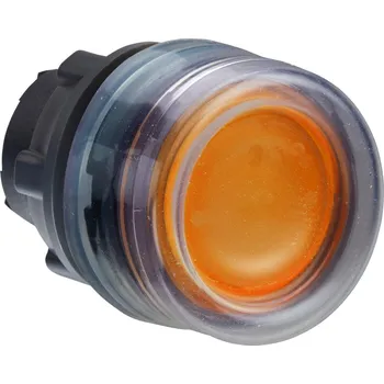 Stykač Schneider Electric ZB5AW553 Ovládací hlavice stiskací prosvětlená, lícující s krytkou - žlutá