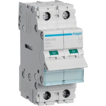 vypínač Hager SBN240 Vypínač 2 pól. 40A