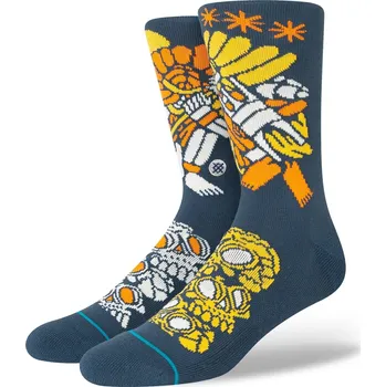 stance Ponožky dj warrior crew socks blue