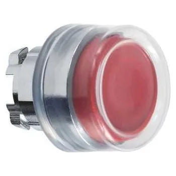 Stykač Schneider Electric ZB4BP4 Ovládací hlavice stiskací, s ochrannou krytkou - rudá