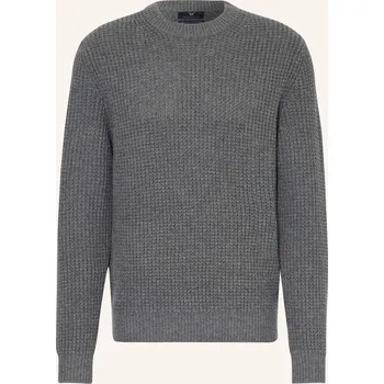 Pánský svetr Strokesman's Pánský Svetr Z Merino Vlny, šedá, 3XL